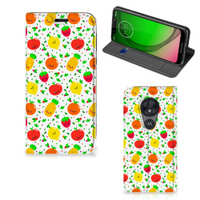 Motorola Moto G7 Play Flip Style Cover Fruits - thumbnail