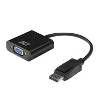 ACT DisplayPort naar VGA Adapter, Full HD 1080P@60Hz, PC aansluiten op VGA-monitor/projector - AC7515