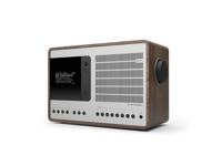 Revo SuperConnect tafelradio muziekstreamer,Portable audio walnoot/ zilver