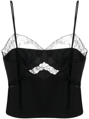 THE ANDAMANE Cropped top - Zwart