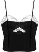 THE ANDAMANE Cropped top - Zwart