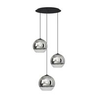 Nowodvorski 3-lichts bol hanglamp Globe Plus verchroomd 7607 - thumbnail