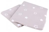 Interbaby babydeken Star 75 x 100 cm katoen beige