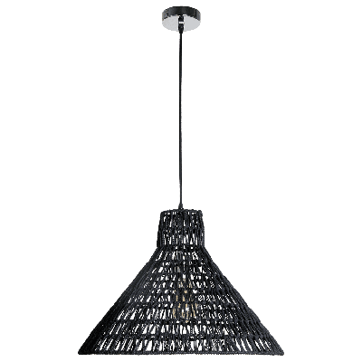 Hanglamp Lauri 50 cm 1 Lichts Zwart Scandinavisch