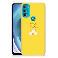 Motorola Moto G71 5G Telefoonhoesje met Naam Baby Leopard - thumbnail