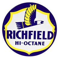 Richfield Hi-Octane Emaille Bord 30 cm