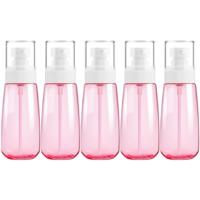 5 PC'S reizen plastic flessen lekvrij draagbare reizen accessoires kleine flessen containers 100ml (roze)