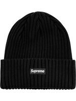 Supreme bonnet en maille - Noir