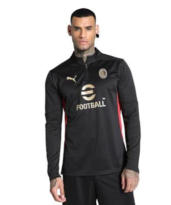 PUMA AC Milan trainingstop met kwartrits voor heren M Black For All Time Red