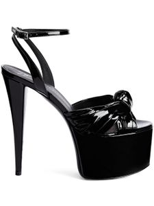 Giuseppe Zanotti sandales GZ Aida 150 mm à plateforme - Noir