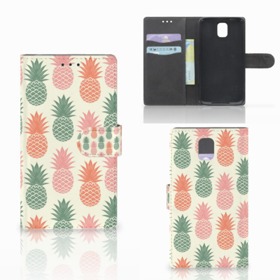Samsung Galaxy Note 3 Book Cover Ananas Samsung Galaxy Note 3 Book Cover Ananas