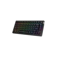 HyperX Alloy Rise 75 Wireless – 75% hot-swapable mechanisch gamingtoetsenbord, pc, tot 80 uur achtergrondverlichting, Dual Wireless 2,4 GHz en Bluetooth