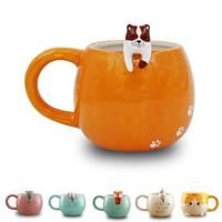 Winkee - Pet Friends mok met hond, super schattig als koffiemok en theekop, grote mok, ca. 450 ml