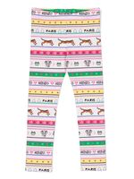 Kenzo Kids legging à imprimé graphique - Rose