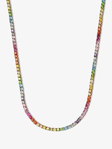 Hatton Labs collier Rainbow Crystal - Argent