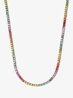 Hatton Labs collier Rainbow Crystal - Argent