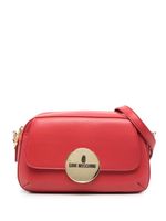 Love Moschino sac à bandoulière à plaque logo - Rouge