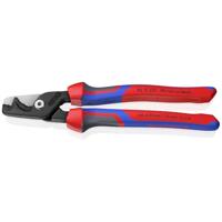 KNIPEX 95 12 225 StepCut XL kabelscharen met treden gesneden met comfortabele handgrepen gebruineerd 232 mm
