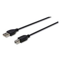 Innovera USB-kabel, KABEL, USB,2.0AM-BM,6',BK