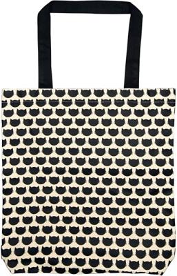 Moses boodschappentas Ed, the cat 10 liter zwart/wit Moses boodschappentas Ed, the cat 10 liter zwart/wit