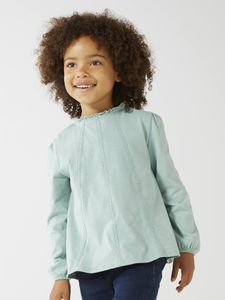 Oeko-Tex® Macramé Details Meisjesblouse T-shirt groen