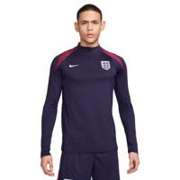 Nike Engeland Strike Trainingstrui 1/4-Zip 2024-2026 Donkerblauw Rood Wit - thumbnail