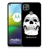 Silicone Back Case Motorola Moto G9 Power Skull Eyes - thumbnail