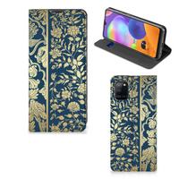 Samsung Galaxy A31 Smart Cover Beige Flowers