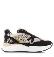 POELMAN Poelman - LPCHARU-02POE Black / Soft Gol Zwart Mesh Lage sneakers Dames - thumbnail