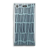 Moroccan stripes: Sony Xperia XZ1 Compact Transparant Hoesje