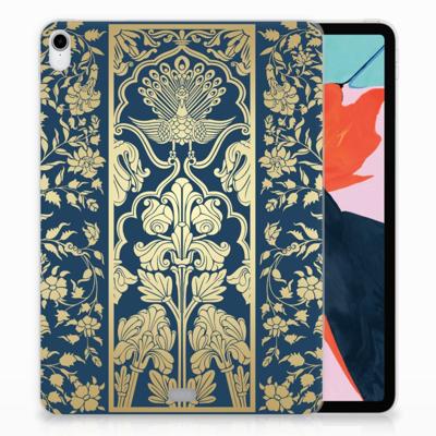 Apple iPad Pro 11 inch (2018) Siliconen Hoesje Golden Flowers Apple iPad Pro 11 inch (2018) Siliconen Hoesje Golden Flowers