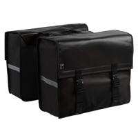 7-series Fietstas dubbel 34 L zeildoek zwart