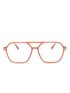 Mykita lunettes de vue à monture pilote - Orange