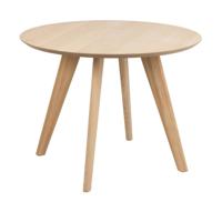 Bendt Ronde Eettafel Kimya Eiken, 100cm - Wit - thumbnail