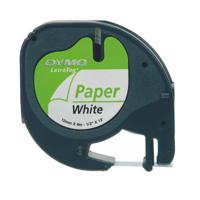 DYMO S0721510 labelprinter-tape Zwart op wit - thumbnail