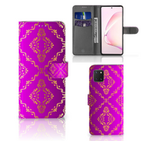 Wallet Case Samsung Note 10 Lite Barok Roze - thumbnail