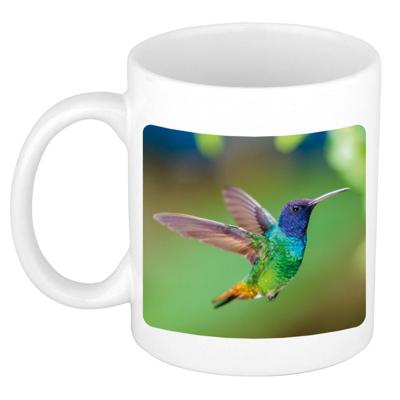 Foto mok kolibrie vogel mok / beker 300 ml - Cadeau vogels liefhebber - feest mokken Foto mok kolibrie vogel mok / beker 300 ml - Cadeau vogels liefhebber - feest mokken