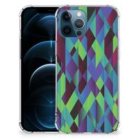 iPhone 12 | 12 Pro Shockproof Case Abstract Green Blue - thumbnail