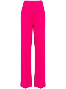 Ermanno Scervino pantalon droit à coutures apparentes - Rose