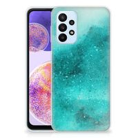 Hoesje maken Samsung Galaxy A23 Painting Blue