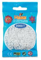 Hama kralen 501-01 - mini-parels, 2000 stuks wit
