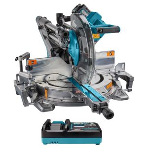 Makita LS004GM102 | 40 V Max | Radiaal afkortzaag | 260 mm | 4,0 Ah accu (1 st) | snellader | in doos | met AWS zender LS004GM102