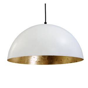 Masterlight Grote hanglamp Industria Gold 40 wit met gouden binnenkant 2198-06-08-S