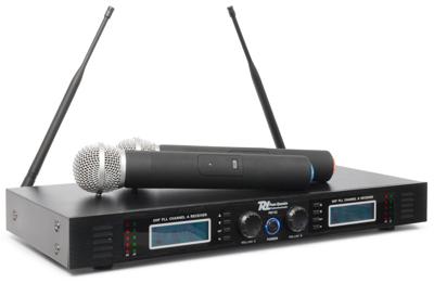 Power Dynamics PD732H 2x 16-Kanaals UHF Draadloos Microfoonsysteem Power Dynamics PD732H 2x 16-Kanaals UHF Draadloos Microfoonsysteem