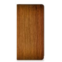 Xiaomi Redmi Note 12 Pro | Poco X5 Pro Book Wallet Case Donker Hout - thumbnail