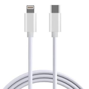 Reekin Quick Charge USB-C / Lightning-kabel - 2.4A, 1m - Wit