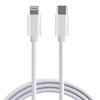 Reekin Quick Charge USB-C / Lightning-kabel - 2.4A, 1m - Wit - thumbnail