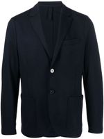 Harris Wharf London blazer en laine vierge à simple boutonnage - Bleu