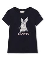 Lanvin Enfant t-shirt à logo imprimé - Noir - thumbnail