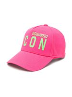 DSQUARED2 KIDS casquette à logo Icon - Rose - thumbnail